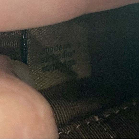 Coach Corner Zip Wristle Pouch Signature Canvas Tan Brown - Picture 6 of 11